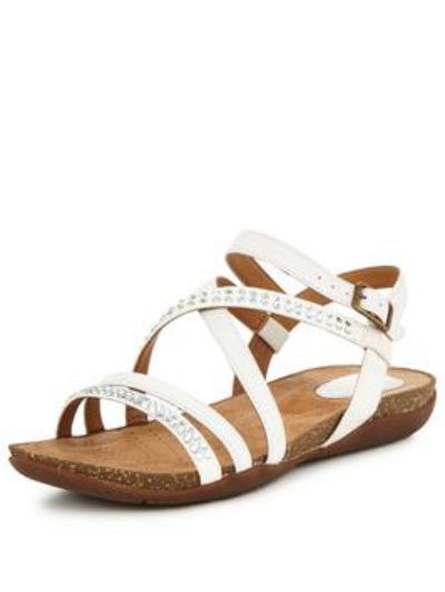 Clarks Autumn Peace Flat Sandal Clarks Autumn Peace Flat Sandal